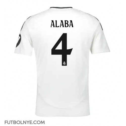 Camiseta Real Madrid David Alaba #4 Primera Equipación 2024-25 manga corta